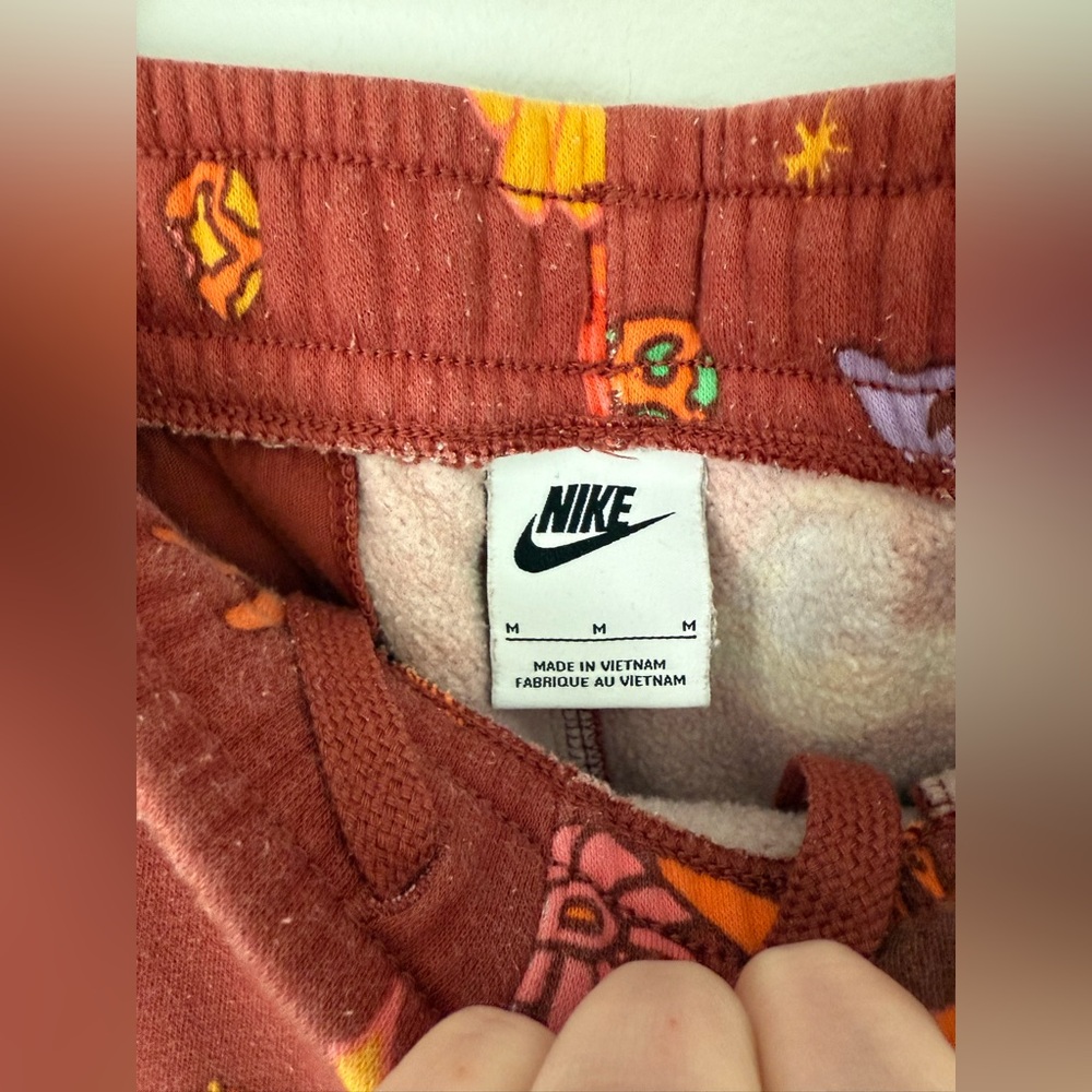 Nike Sportswear Men's Deep Clay Space Floral Pattern sweats medium - Picture 5 of 8